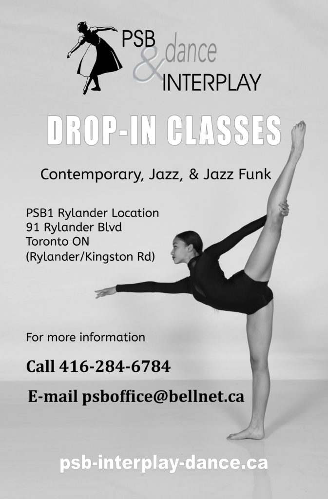 PSB & INTERPLAY Drop-in Classes