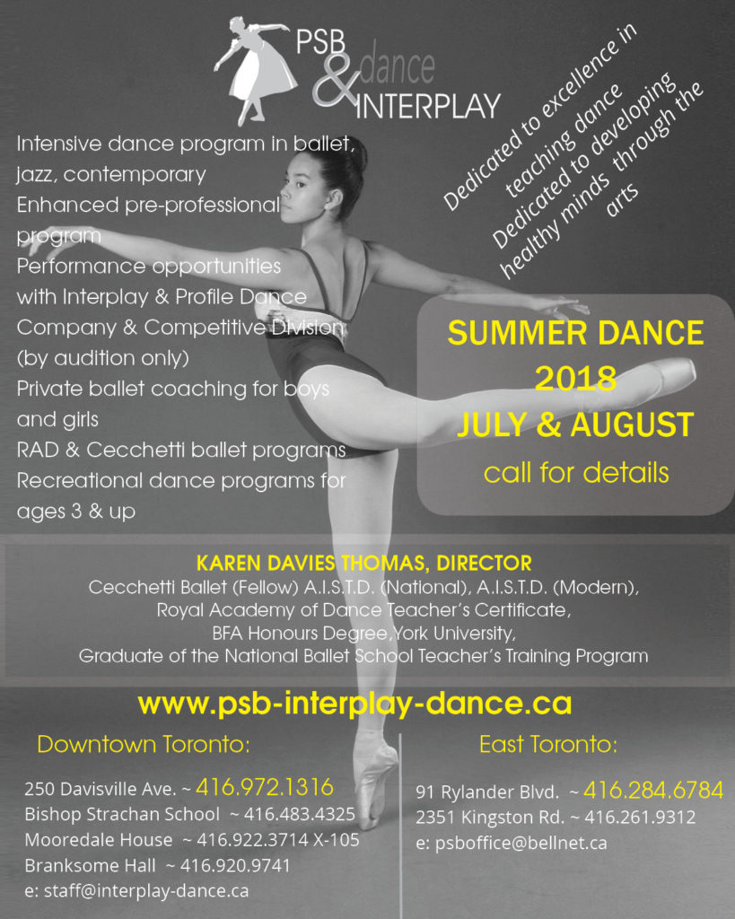 PSB1 & INTERPLAY Summer Dance